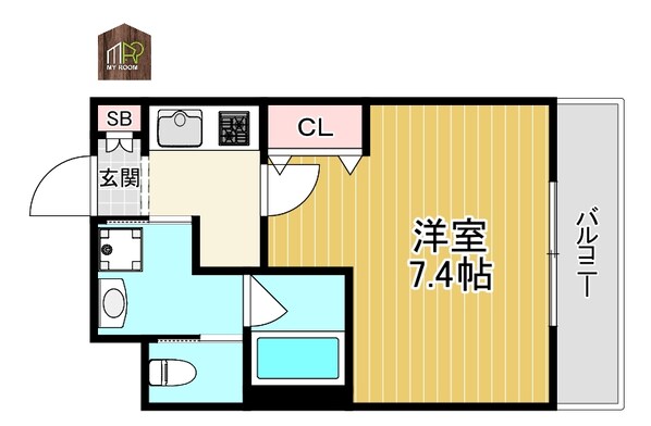 AILE京橋の物件間取画像